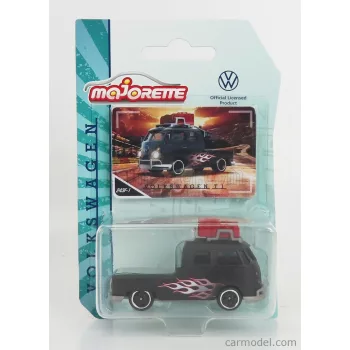   Majorette - Volkswagen T1 Double Cabine Pick-Up 1962 Matt Black