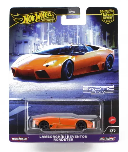 Mattel Hot Wheels - LAMBORGHINI REVENTON ROADSTER SPIDER 2009 ORANGE