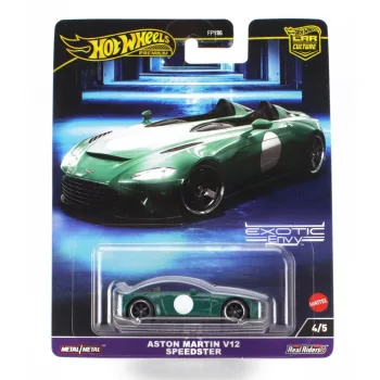   Mattel Hot Wheels - ASTON MARTIN V12 SPEEDSTER 2021 GREEN WHITE