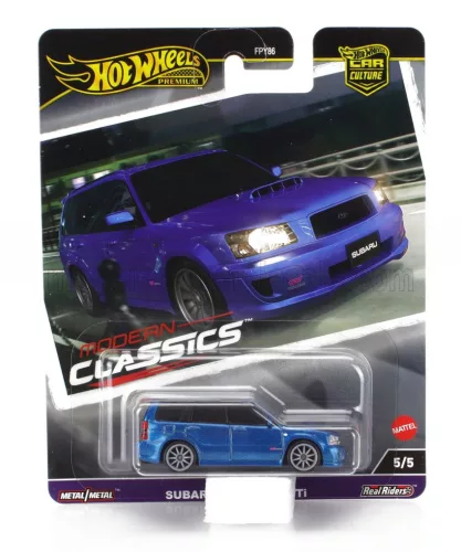 Mattel Hot Wheels - SUBARU FORESTER STI 2007 BLUE MET