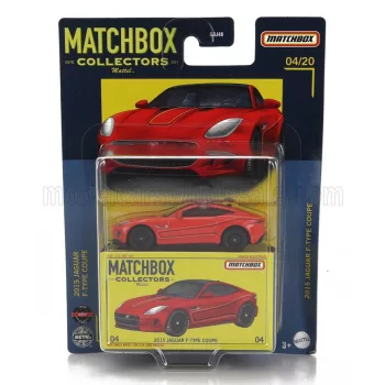 Mattel Hot Wheels - JAGUAR F-TYPE V8 COUPE 2015 RED BLACK