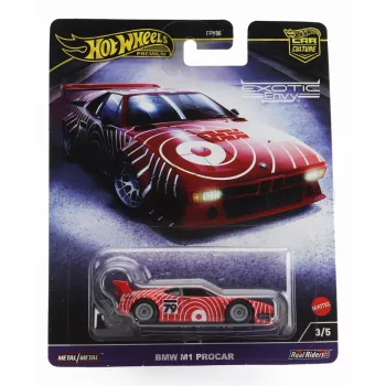 Mattel Hot Wheels - BMW M1 PROCAR 1980 RED WHITE