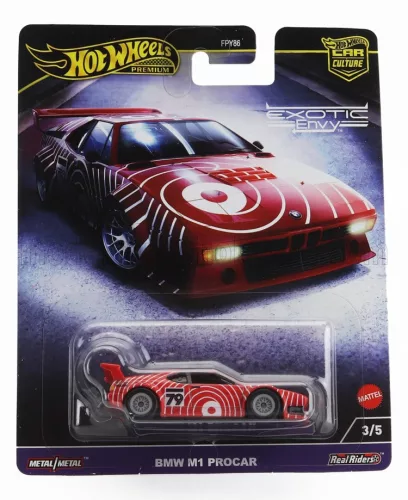 Mattel Hot Wheels - BMW M1 PROCAR 1980 RED WHITE