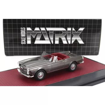   Matrix Scale Models - ALFA ROMEO 2600 SPIDER CABRIOLET OPEN 1962 GREY MET