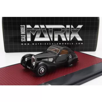   Matrix Scale Models - BUGATTI TYPE 51 ch.51133 DUBOS COUPE 1931 BLACK