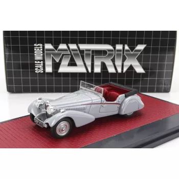   Matrix Scale Models - BUGATTI T57SC ROADSTER VANDEN PLAS OPEN 1938 GREY