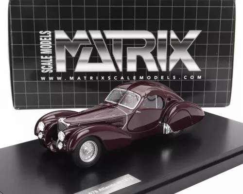 Matrix Scale Models - BUGATTI TYPE 57S ATLANTIC 1937 BROWN
