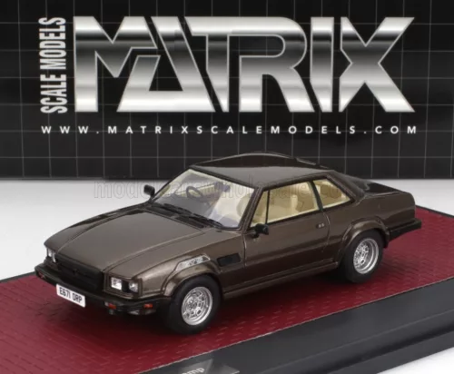 Matrix Scale Models - DE TOMASO LONGCHAMP GTS/E 1988 BROWN MET