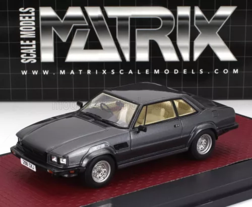 Matrix Scale Models - DE TOMASO LONGCHAMP GTS/E 1988 GREY MET