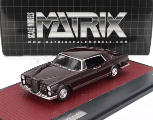 Matrix Scale Models - FACEL VEGA EXCELLENCE EX2 1962 BORDEAUX SILVER