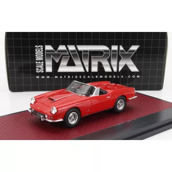   Matrix Scale Models - FERRARI 400 SUPERAMERICA PINIFARINA CABRIOLET OPEN 1960 RED