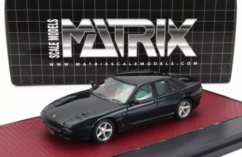 Matrix Scale Models - FERRARI 456GT SEDAN 1993 GREEN MET