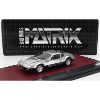   Matrix Scale Models - MONTEVERDI HAI 450 GTS 1973 SILVER BLACK