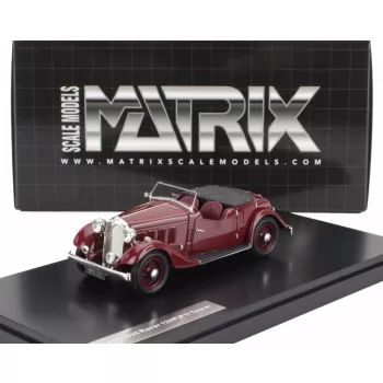  Matrix Scale Models - ROVER 12hp (P1) TOURER CABRIOLET OPEN 1934 BORDEAUX