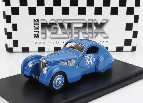 Matrix Scale Models - BUGATTI T51 DUBOS N 44 RALLY PARIS NICE 1931 LIGHT BLUE