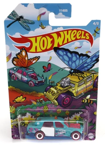Mattel Hot Wheels - AUTOMOBILE TIME ATTAXI LIGHT BLUE