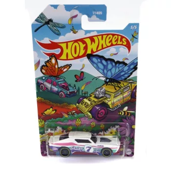 Mattel Hot Wheels - AUTOMOBILE MUSCLE BOUND WHITE LILLAC
