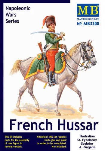 Master Box - French Hussar, Napoleonic Wars era