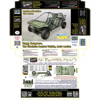   Master Box - Buggy Mongoose. The Ukrainian Combat Vehicle, basic version