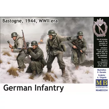 Master Box - German Infantry. Bastogne, 1944, WWII era