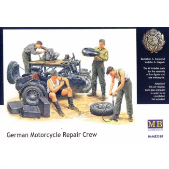 Master Box - German Motorcycle Repair Crew