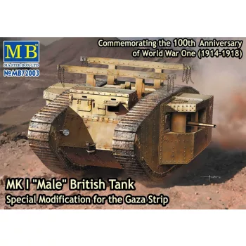   Master Box - "MK I Male" British Tank,Special Modification for the Gaza Strip