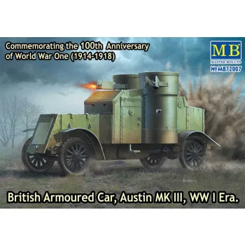 Master Box - British Armoured Car, Austin, MK III, WW I Era