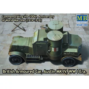 Master Box - British Armoured Car, Austin, MK IV, WW I Era