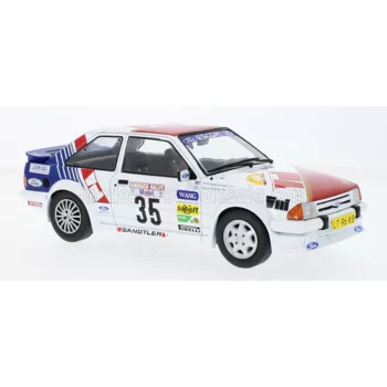   MCG - FORD ENGLAND ESCORT MKIII RS TURBO N 35 RALLY HUNSRUCK 1985 STIG ANDERVANG - ANDRE SCHOONENWOLF WHITE RED BLUE
