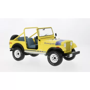 MCG - Jeep CJ-7 Renegade hellgelb/Dekor 1980 1:18