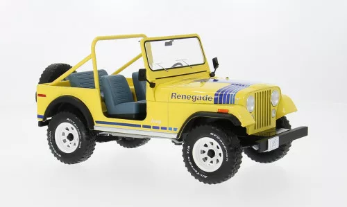 MCG - Jeep CJ-7 Renegade hellgelb/Dekor 1980 1:18