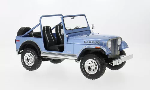 MCG - Jeep CJ-7 Laredo blau/Dekor 1980 1:18