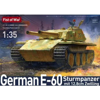   Modelcollect - Fist of war, WWII German E-60 heavy tank with twin