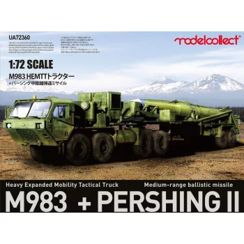   Modelcollect - USA M983 Hemtt Tractor With Pershing II Missile Erector Launcher new Ver.