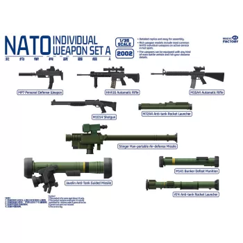   Magic Factory - NATO Individual Weapon Set A(A kit incl.2 pcs of each weapon