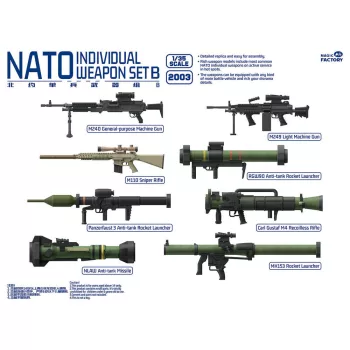   Magic Factory - NATO Individual Weapon Set B(A kit incl.2pcs of each weapon