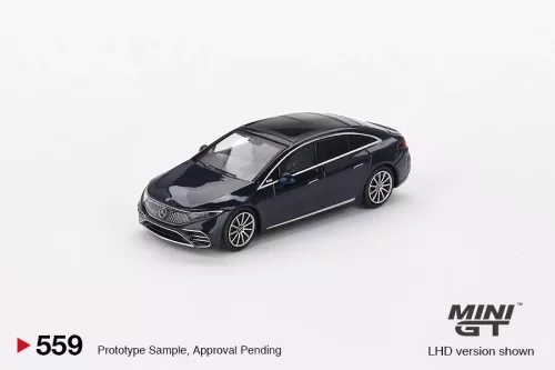 Minigt - 1:64 Mercedes-Benz EQS 580 4MATIC Natural Blue Metallic (LHD)