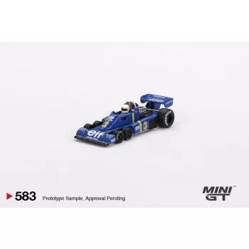   Minigt - 1:64 Tyrrell P34 #3 Jody Scheckter 1976 Swedish GP Winner 1976 - MINI GT