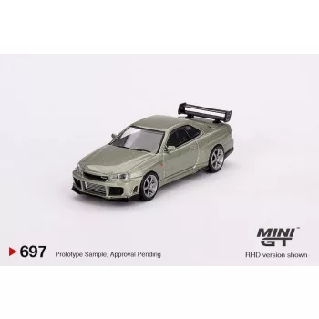   Minigt - 1:64 Nissan Skyline GT-R (R34) Tommykaira R-z Millenium Jade 1999  (RHD)