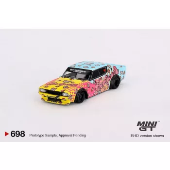   Minigt - 1:64 Nissan Skyline Kenmeri Liberty Walk LBWK KUMA 1973  (RHD) -  