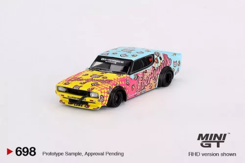 Minigt - 1:64 Nissan Skyline Kenmeri Liberty Walk LBWK KUMA 1973  (RHD) -  