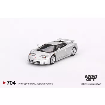   Minigt - 1:64 Bugatti EB110 GT Grigio Chiaro 1995 (LHD) - MINI GT