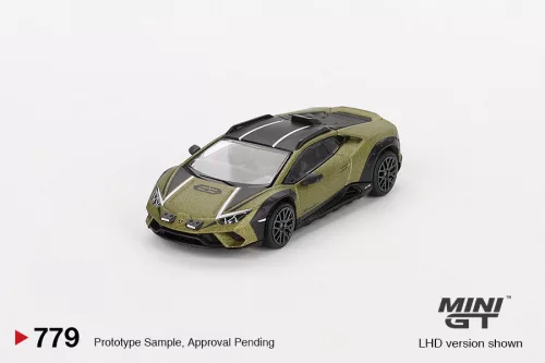Minigt - 1:64 Lamborghini Huracan Sterrato Verde Gea Matt (Mat Green) 2024 (LHD) - MINI GT