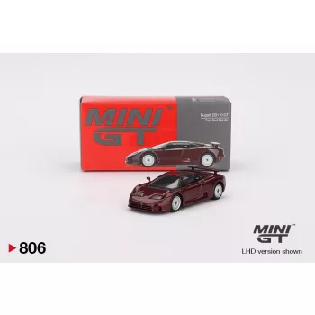   Minigt - 1:64 Bugatti EB110 GT Dark Red Metallic 1995 (LHD) - MINI GT
