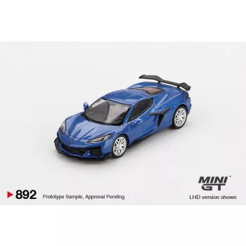   Minigt - 1:64 Chevrolet Corvette C8 Z06 2023 Elkhart Lake Blue Metallic 2023 (LHD) - MINI GT