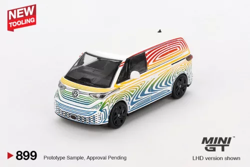 Minigt - 1:64 Volkswagen ID. Buzz Prototype "Rainbow", 2022 (LHD) - MINI GT