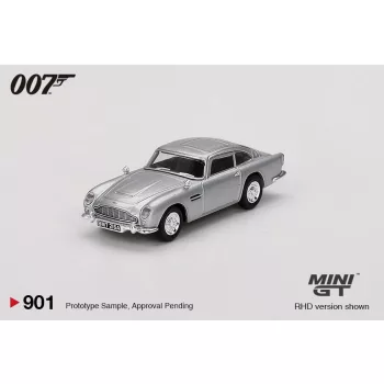   Minigt - 1:64 Aston Martin DB5 James Bond 007 "Thunderball" English Blister Packaging, 1965 (RHD) - MINI GT