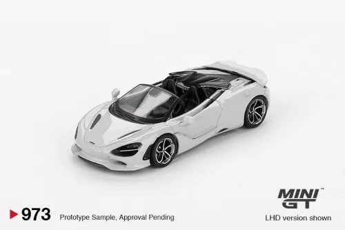 Minigt - 1:64 McLaren 750S Spider Cirrus Grey 2024 (LHD) - MINI GT