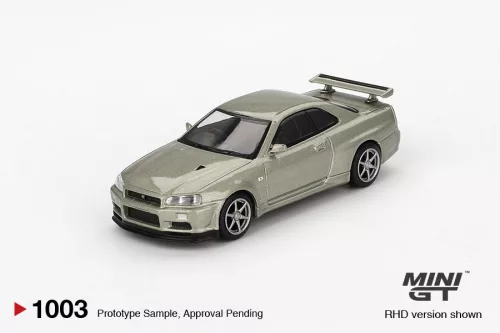 Minigt - Nissan Skyline GT-R (R34) V-Spec II Nur Millenium Jade 2002 (RHD)