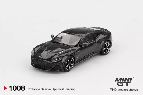 Minigt - 1:64 Aston Martin DBS James Bond 007 Edition, Black, 2024 (LHD) - MINI GT